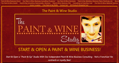 Desktop Screenshot of paintandwine.com
